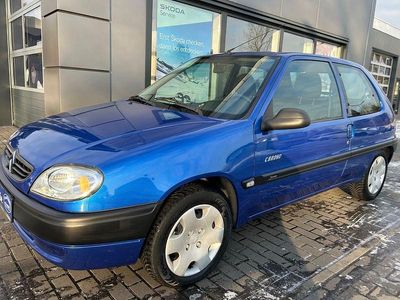 Gebraucht Citroën Saxo 60 PS (44 kW) 2001 Blau Kleinwagen
