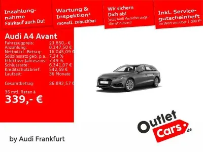 Gebraucht Audi A4 204 PS (150 kW) 2022 Terragrau metallic Kombi