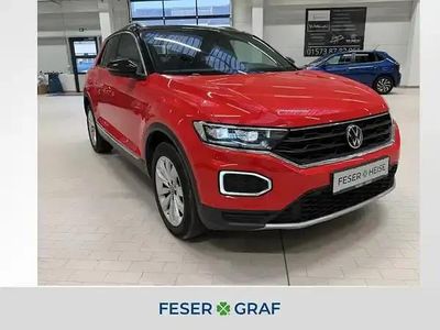 Gebraucht VW T-Roc Sportline 150 PS (110 kW) 2021 Flashrot schwarz SUV