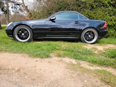 Gebraucht Mercedes SLK230 2002 Schwarz Cabrio