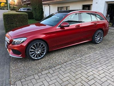 Gebraucht Mercedes C250 AMG line 204 PS (150 kW) 2017 Rot Kombi