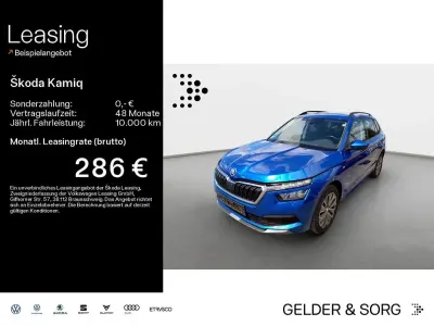 Gebraucht Skoda Kamiq Tour 150 PS (110 kW) 2022 Raceblau metallic SUV