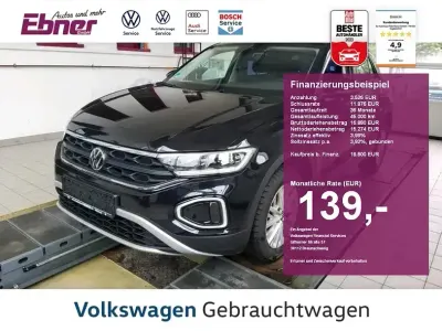 Gebraucht VW T-Roc Life 150 PS (110 kW) 2022 Schwarz SUV