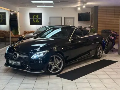 Gebraucht Mercedes C200 AMG line 184 PS (135 kW) 2017 Schwarz Cabrio