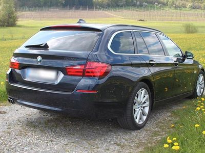 Begagnad BMW 520 Efficient Dynamics 184 HK (135 kW) 2012 Blå Kombi