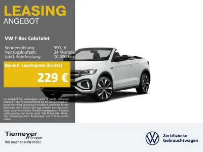 Gebraucht VW T-Roc Cabriolet R-line 150 PS (110 kW) 2025 Weiß Cabrio