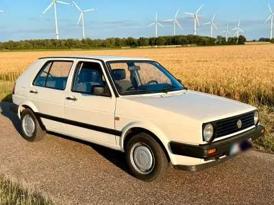 Gebraucht VW Golf II 54 PS (39 kW) 1991 Weiß Kleinwagen
