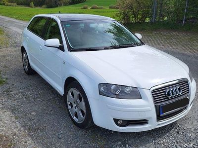 Usata Audi A3 Attraction 140 CV (102 kW) 2007 Bianco Utilitaria