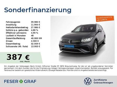 Platinumgrey Gebraucht 2024 VW Tiguan Allspace Elegance SUV | 39.980 € (Guter Preis)