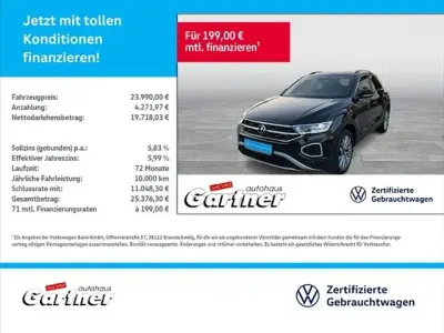 Brugt VW T-Roc Move 110 HK (80 kW) 2023 Sort SUV