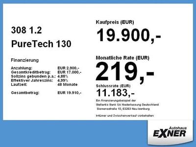 Gebraucht Peugeot 308 Allure 131 PS (96 kW) 2023 Artense grau