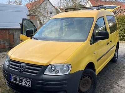 Gebraucht VW Caddy 75 PS (55 kW) 2007 Gelb Van / Kleinbus