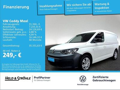 Gebraucht VW Caddy Maxi 122 PS (89 kW) 2025 Weiß Van / Kleinbus
