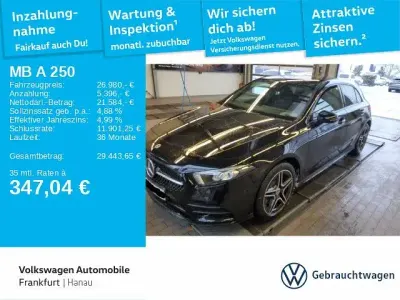 Gebraucht Mercedes A250 AMG line 160 PS (117 kW) 2021 Schwarz Kombi