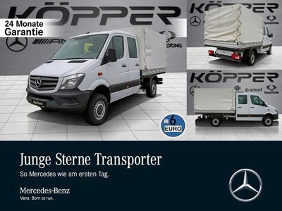 gebraucht Mercedes Sprinter 316 CDI DOKA Allrad Pritsche Klima