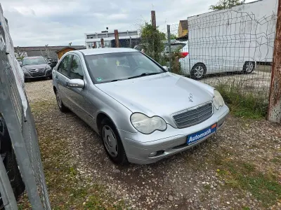 Brugt Mercedes C180 143 HK (105 kW) 2003 Sølv Sedan