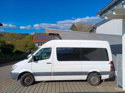 gebraucht Mercedes Sprinter L2H2, 9 Sitzer, Airlesss Schienen, 2. HAND,