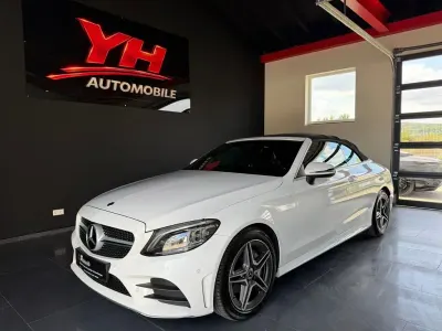 Gebraucht Mercedes C200 AMG 184 PS (135 kW) 2019 Weiß Cabrio