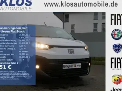 Nuova Fiat Scudo Comfort 150 CV (110 kW) 2026 Bianco Furgone