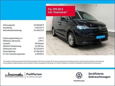 Gebraucht VW Multivan Life 150 PS (110 kW) 2025 Schwarz Van