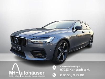 Gebraucht Volvo V90 R-Design 235 PS (172 kW) 2020 Osmium grey metallic / metallic Kombi
