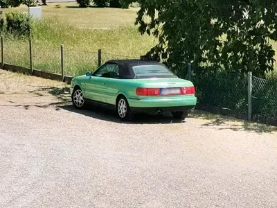 Gebraucht Audi Cabriolet 125 PS (91 kW) 1997 Grün Cabrio