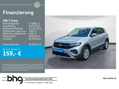 Gebraucht VW T-Cross 95 PS (69 kW) 2025 Silber SUV