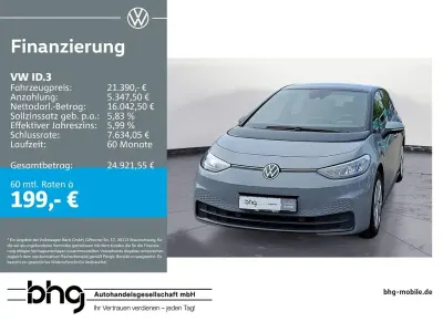 Gebraucht VW ID.3 Pro Performance 150 kW (204 PS) 2022 Mondsteingrau/schwarz Kleinwagen