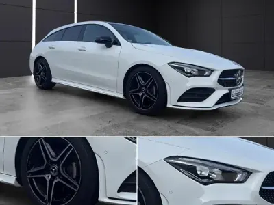 Gebraucht Mercedes CLA180 Shooting Brake AMG line 136 PS (100 kW) 2019 Weiss Kombi