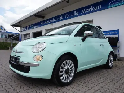 Gebraucht Fiat 500 Pop Star 69 PS (50 kW) 2014 Grün Cabrio