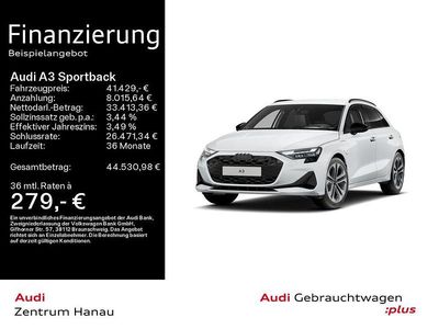 Gebraucht Audi A3 S-Line 204 PS (150 kW) 2025 Weiß Limousine