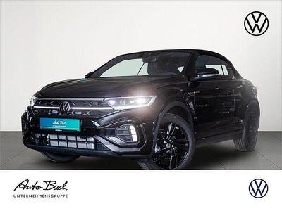 Neu VW T-Roc Cabriolet R-line 150 PS (110 kW) 2025 Deep black perleffekt schwarz Cabrio