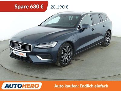 Gebraucht Volvo V60 Inscription 392 PS (288 kW) 2020 Denim blue Kombi