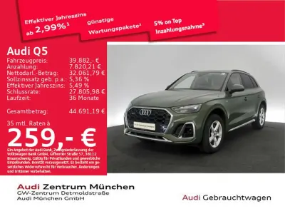 Gebraucht Audi Q5 S-Line 204 PS (150 kW) 2024 Distriktgrün metallic SUV