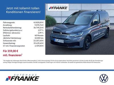 Gebraucht VW Caddy Edition 122 PS (89 kW) 2025 Pure grey / deep black perlef Van / Kleinbus