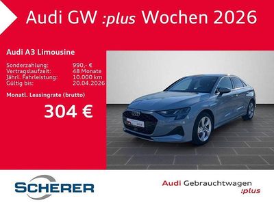 Gebraucht Audi A3 Ambiente 150 PS (110 kW) 2025 Pfeilgrau perleffekt (metallic) Limousine