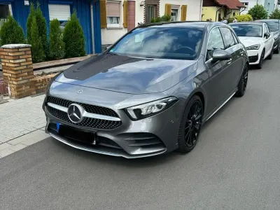 Brugt Mercedes A200 AMG line 163 HK (119 kW) 2019 Grå Sedan