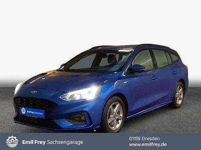 Gebraucht Ford Focus ST-Line 125 PS (91 kW) 2020 Blau Kombi