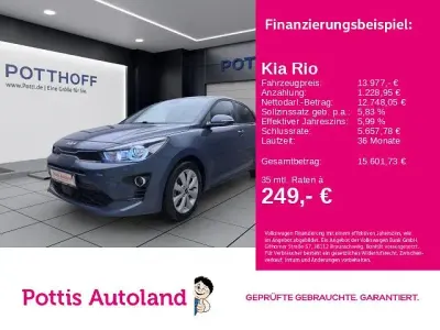 Gebraucht Kia Rio Vision 101 PS (74 kW) 2022 Denimblau metallic Limousine