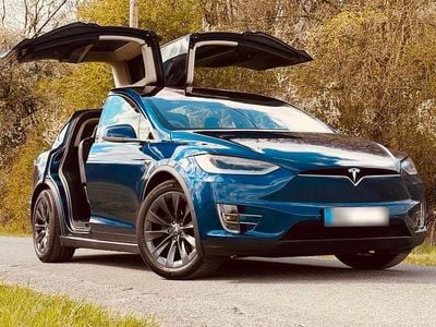 Gebraucht Tesla Model X 386 kW (525 PS) 2018 Blau SUV