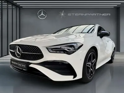 Brugt Mercedes CLA200 AMG 150 HK (110 kW) 2025 Hvid Coupe