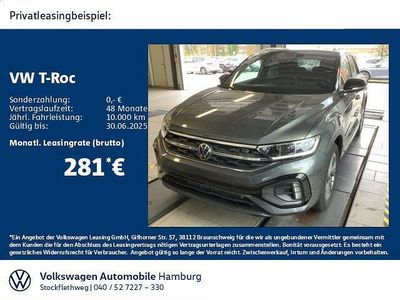 Gebraucht VW T-Roc R-line 150 PS (110 kW) 2024 Grau SUV