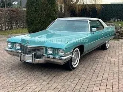 Second-hand Cadillac Coupé DeVille 223 CP (164 kW) 1972 Albastru Coupe
