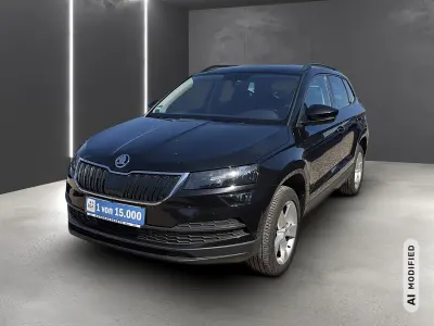 Gebraucht Skoda Karoq Ambition 116 PS (85 kW) 2021 Schwarz metallic SUV