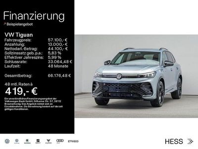 Oyster silver metallic Neu 2026 VW Tiguan R-line SUV | 57.100 € (Fairer Preis)