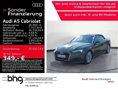 Gebraucht Audi A5 Cabriolet Ambiente 204 PS (150 kW) 2021 Grün Cabrio