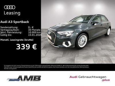 Gebraucht Audi A3 Advanced Plus 204 PS (150 kW) 2024 Grau (h1 manhattangrau metallic) Limousine
