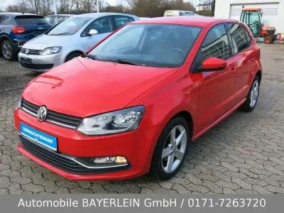 Gebraucht VW Polo Comfortline 90 PS (66 kW) 2014 Rot Kleinwagen
