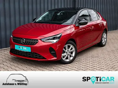 Gebraucht Opel Corsa Elegance 101 PS (74 kW) 2021 Chili rot/karbonschwarz Kleinwagen