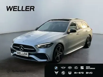 Gebraucht Mercedes C200 AMG line 163 PS (119 kW) 2022 Silber Kombi